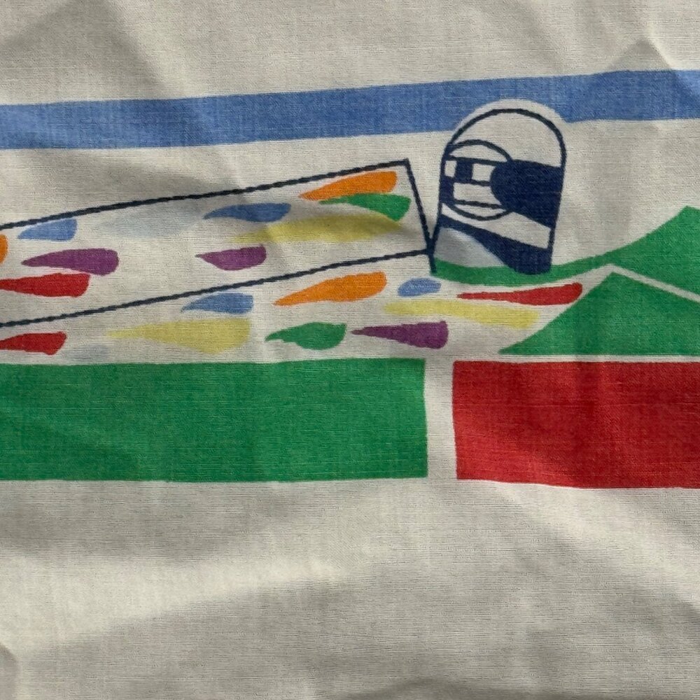 Vintage Bennetton Race Car Twin Fitted Sheet - Picture 4 of 6